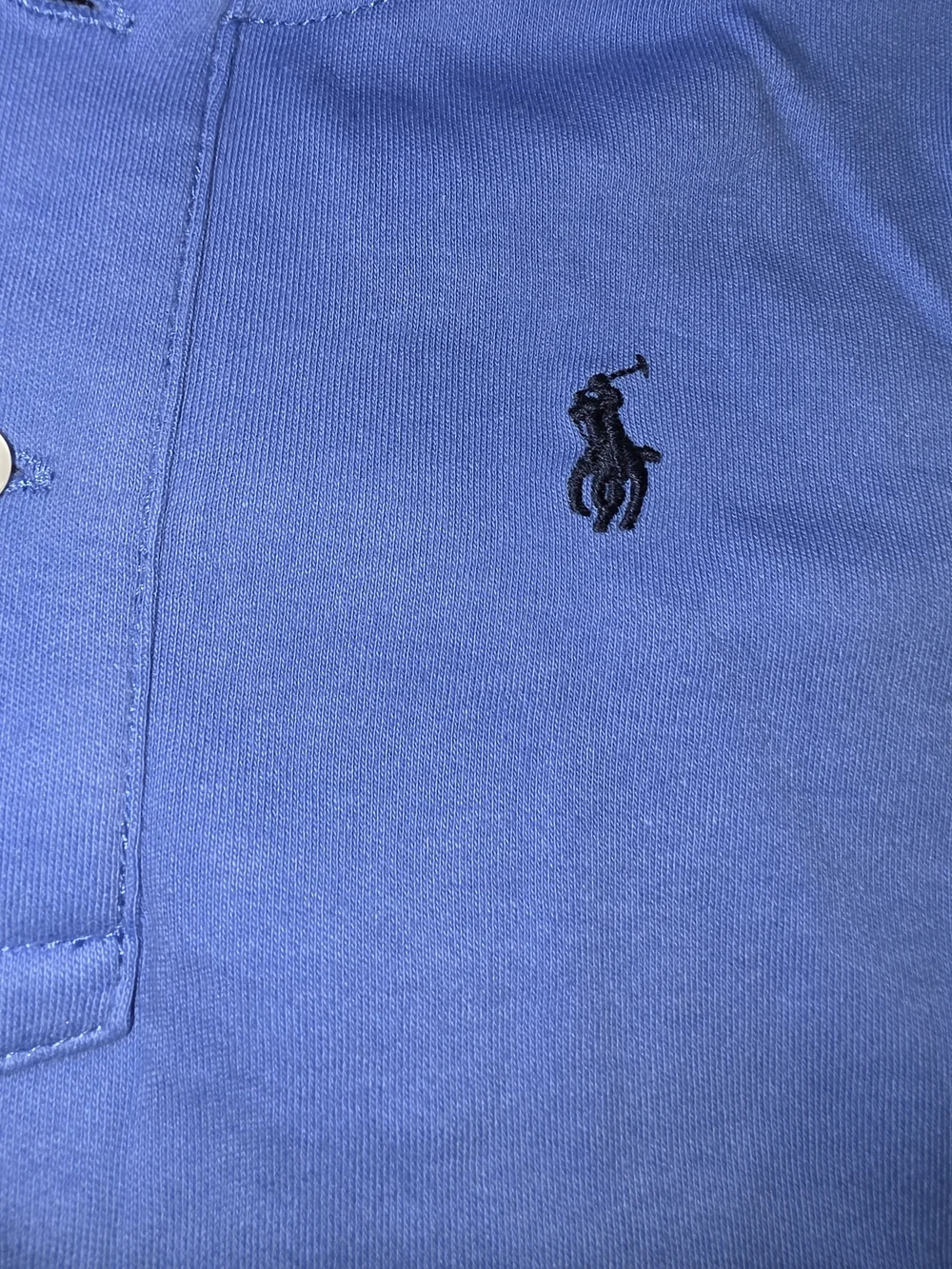 Ralph Lauren Light Blue Boys Polo with Navy Pony